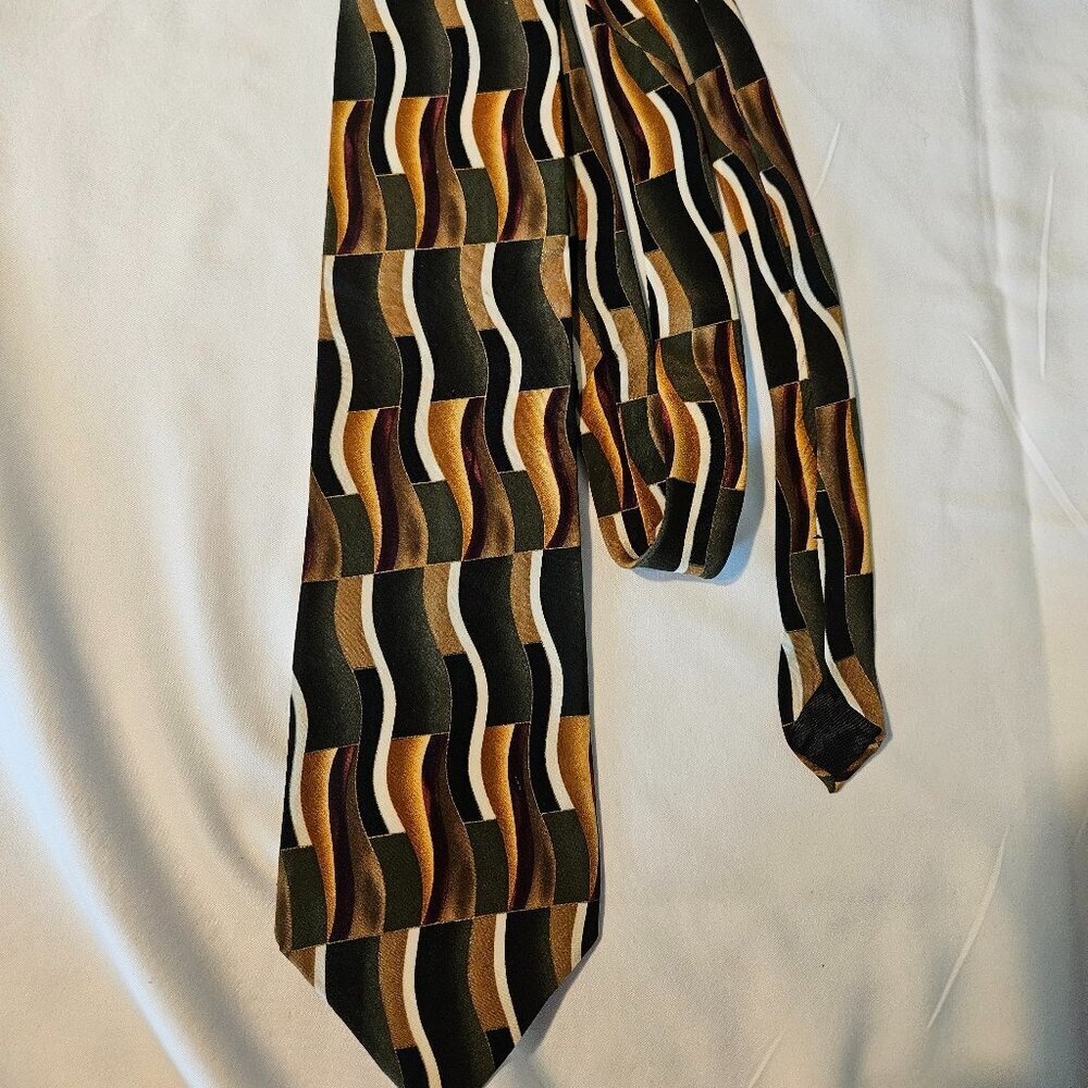Cocktail Collection Martini silk tie by Stonehenge abstract‎ art necktie